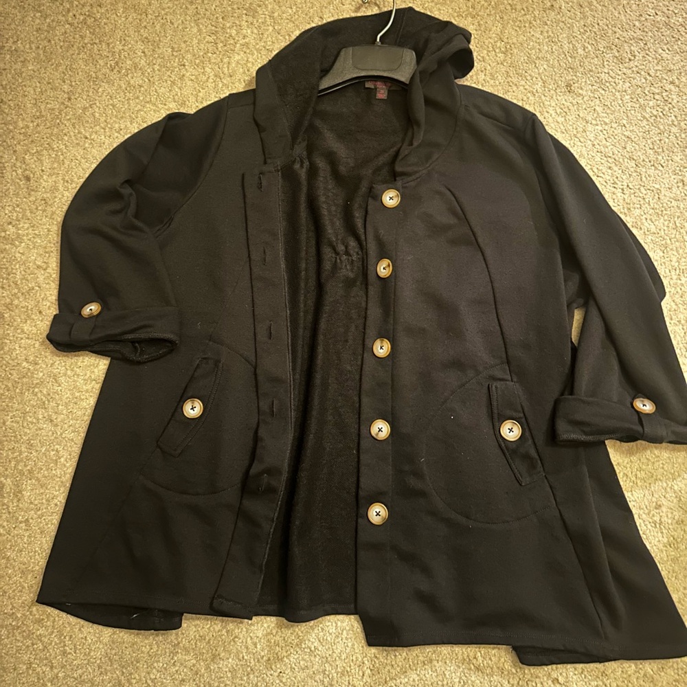 Very cute and stylish 2x  hooded jacket